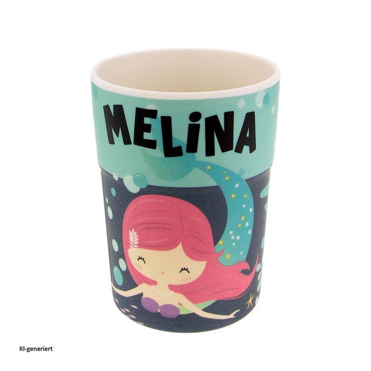 Produktbild: HTI-Living Kinderbecher Namensbecher Melina Kinderbecher Namensbecher Melina