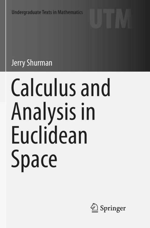 Produktbild: Calculus and Analysis in Euclidean Space