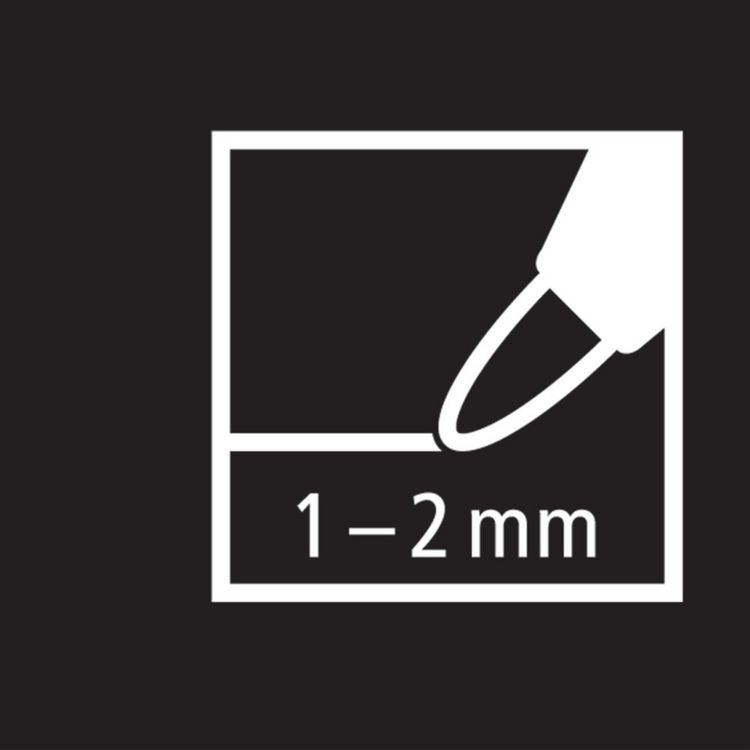 Produktbild: STABILO Acrylmarker, FREE Acrylic T100, Strichbreite 1-2 mm, wei&szlig;
