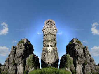 Produktbild: CALVENDO Puzzle Die Externsteine - W&auml;chter aus einer anderen Zeit | 1000 Teile Lege-Gr&ouml;&szlig;e 64x48cm Foto-Puzzle f&uuml;r gl&uuml;ckliche Stunden