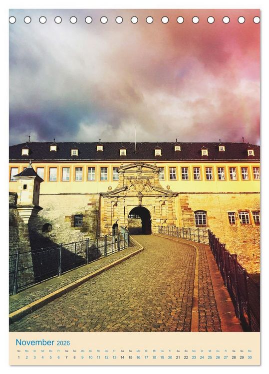 Produktbild: Erfurt und Eisenach - Traumhaft Sch&ouml;n (Tischkalender 2026 DIN A5 hoch), CALVENDO Monatskalender