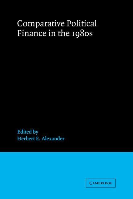 Produktbild: Comparative Political Finance in the 1980s
