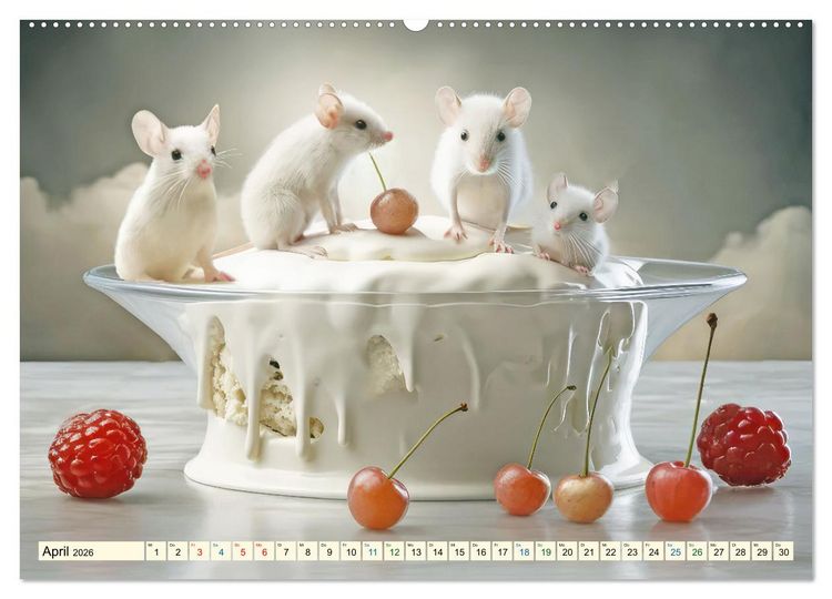 Produktbild: Die Desserttafel ist gedeckt - Humorbilder (Wandkalender 2026 DIN A2 quer), CALVENDO Monatskalender