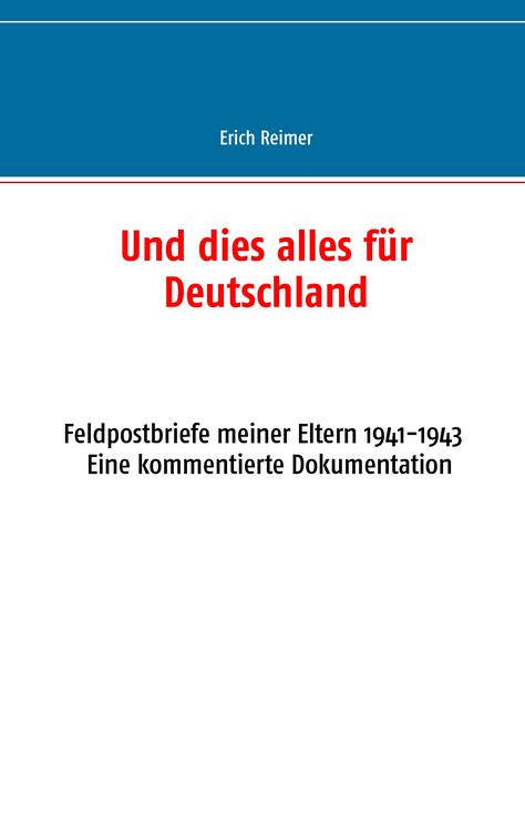 Produktbild: Und dies alles f&uuml;r Deutschland