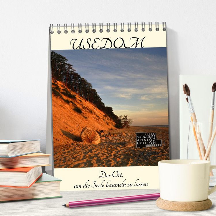 Produktbild: Usedom (Tischkalender 2026 DIN A5 hoch), CALVENDO Monatskalender