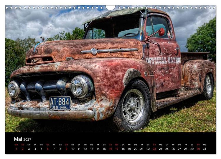 Produktbild: Au&szlig;ergew&ouml;hnliche Autos - Hot Rods (Wandkalender 2027 DIN A3 quer), CALVENDO Monatskalender