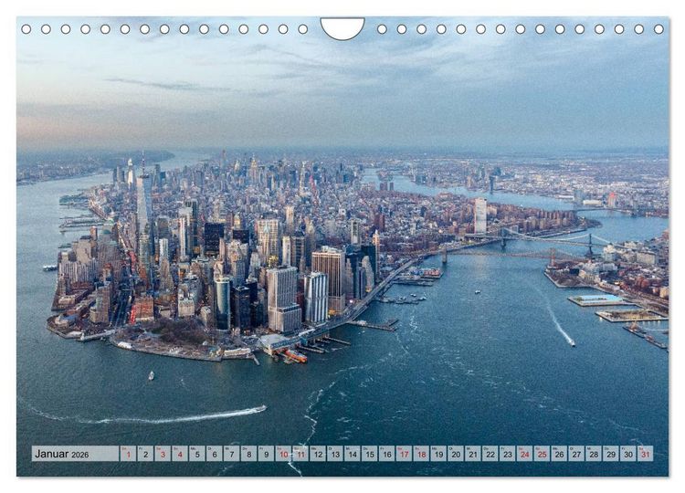 Produktbild: New York - United States of America (Wandkalender 2026 DIN A4 quer), CALVENDO Monatskalender