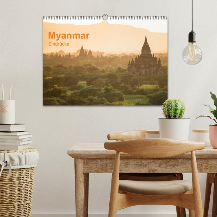 Produktbild: Myanmar - Eindr&uuml;cke (Wandkalender 2026 DIN A3 quer), CALVENDO Monatskalender