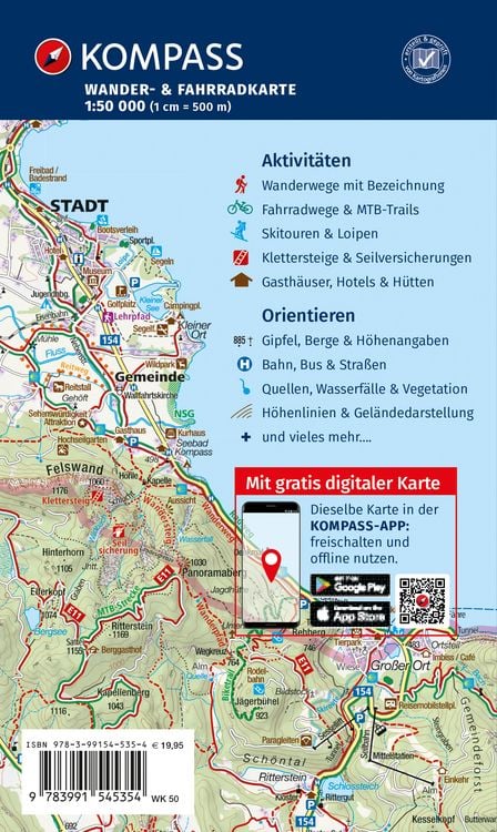Produktbild: KOMPASS Wanderkarten-Set 50 Nationalpark Hohe Tauern, Gro&szlig;venediger, Gro&szlig;glockner, Ankogel (3 Karten) 1:50.000