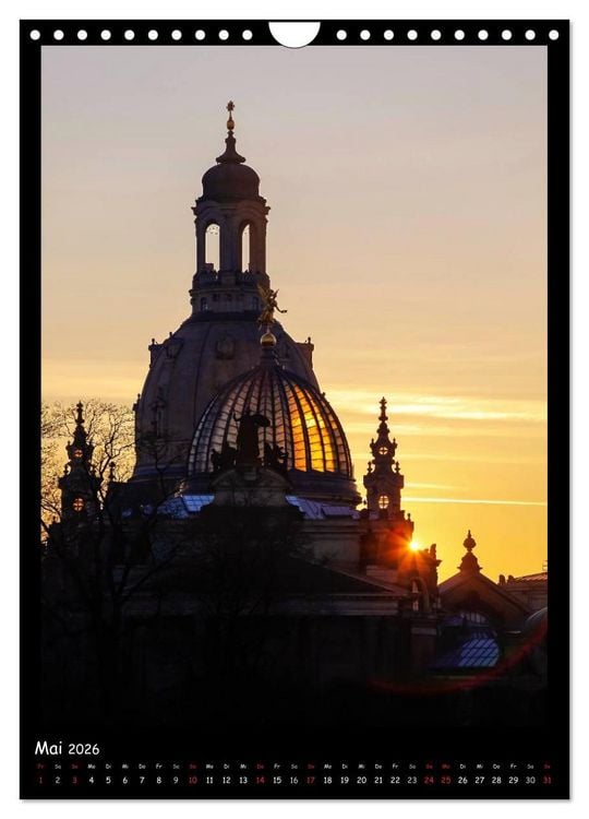 Produktbild: Frauenkirche Dresden (Wandkalender 2026 DIN A4 hoch), CALVENDO Monatskalender