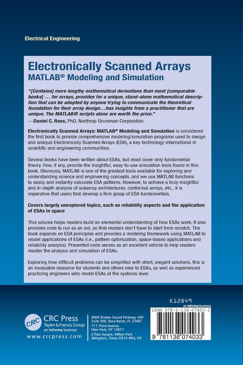 Produktbild: Electronically Scanned Arrays MATLAB&reg; Modeling and Simulation