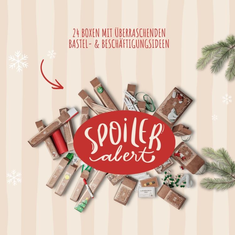 Produktbild: Bastel-Adventskalender f&uuml;r die ganze Familie - Dein kreativer DIY-Adventskalender mit 24 T&uuml;rchen voller Bastel- und Besch&auml;ftigungsideen
