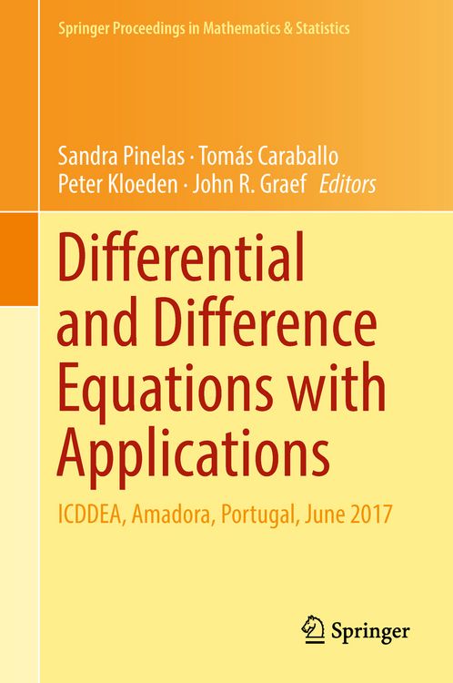 Produktbild: Differential and Difference Equations with Applications