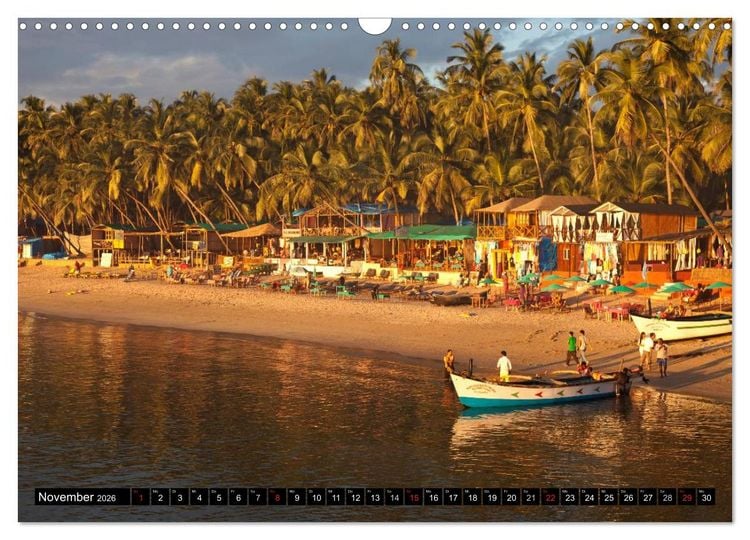 Produktbild: Indien - Goa (Wandkalender 2026 DIN A3 quer), CALVENDO Monatskalender
