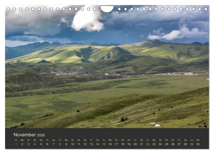 Produktbild: Kham - Tibets abgelegenes Hochland (Wandkalender 2026 DIN A4 quer), CALVENDO Monatskalender