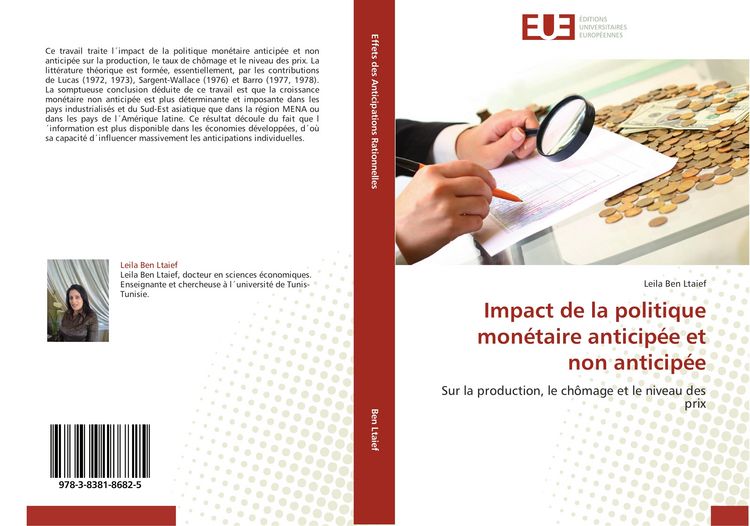 Produktbild: Impact de la politique mon&eacute;taire anticip&eacute;e et non anticip&eacute;e