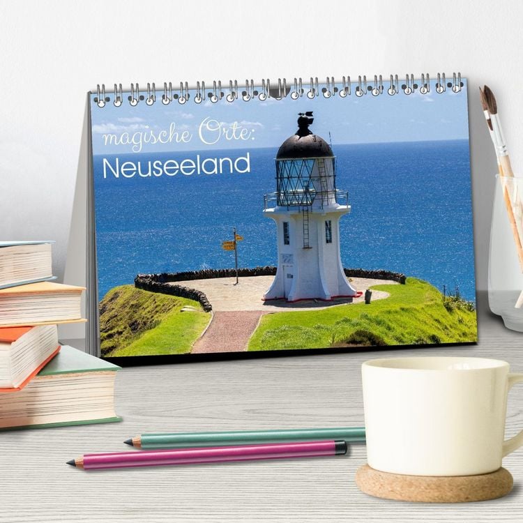 Produktbild: Magische Orte: Neuseeland (Tischkalender 2026 DIN A5 quer), CALVENDO Monatskalender