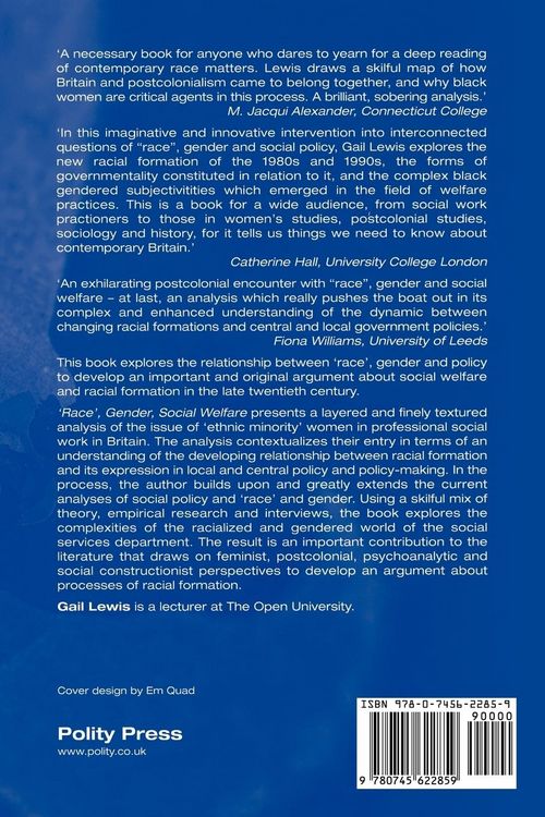 Produktbild: Race, Gender, Social Welfare