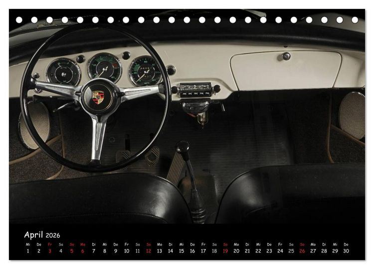 Produktbild: Classic 356 (Tischkalender 2026 DIN A5 quer), CALVENDO Monatskalender