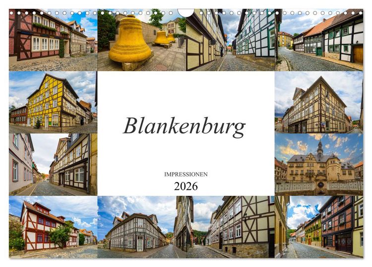Produktbild: Blankenburg Impressionen (Wandkalender 2026 DIN A3 quer), CALVENDO Monatskalender