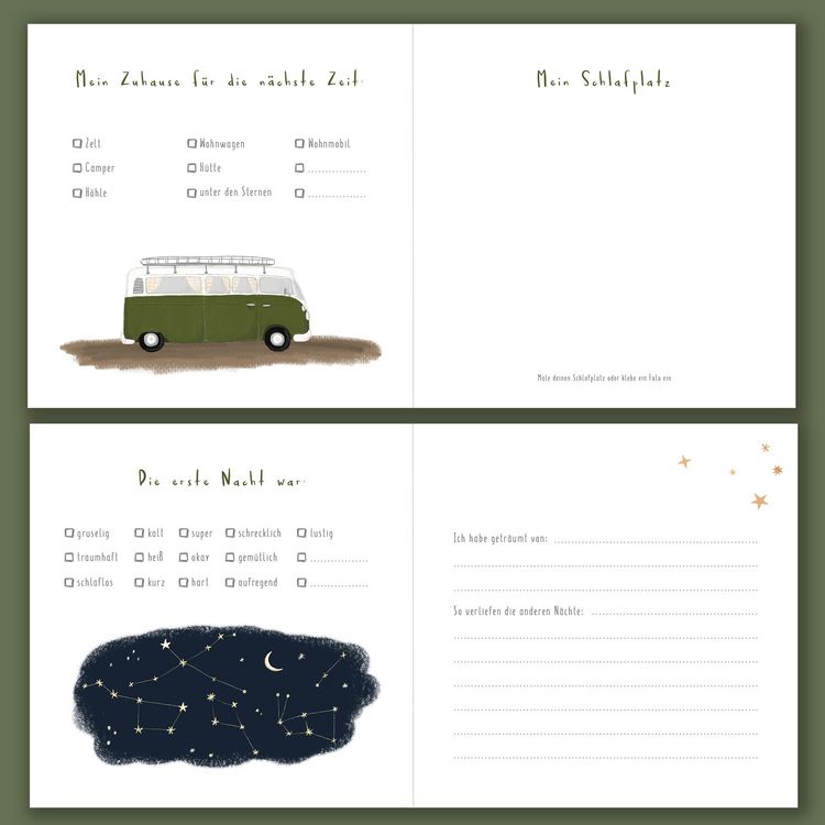 Produktbild: Let&rsquo;s go! Reisetagebuch - Camping