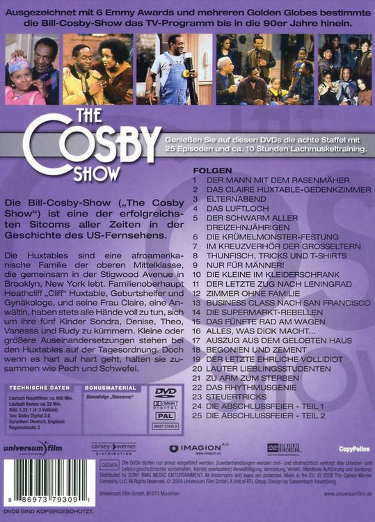 Produktbild: The Bill Cosby Show - Staffel 8 [4 DVDs]