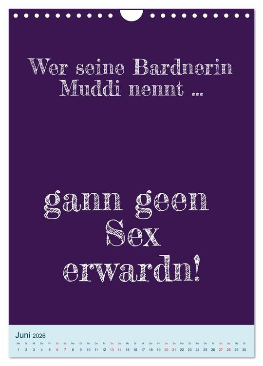 Produktbild: Ningeln&auml;sorum! Mundart und Dialekt Kalender Sachsen (Wandkalender 2026 DIN A4 hoch), CALVENDO Monatskalender