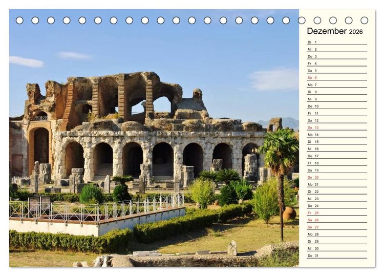 Produktbild: R&ouml;mische Bauwerke in Europa (Tischkalender 2026 DIN A5 quer), CALVENDO Monatskalender