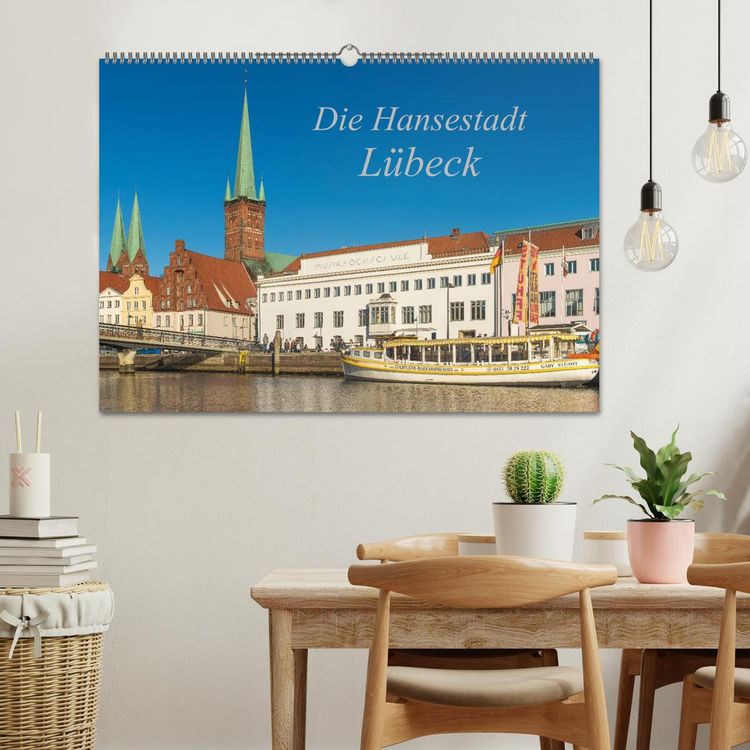 Produktbild: Die Hansestadt L&uuml;beck (Wandkalender 2026 DIN A2 quer), CALVENDO Monatskalender