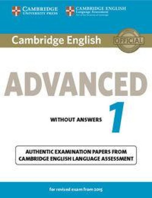 Produktbild: Cambridge English Advanced 1 for Revised Exam from 2015 Student's Book without Answers