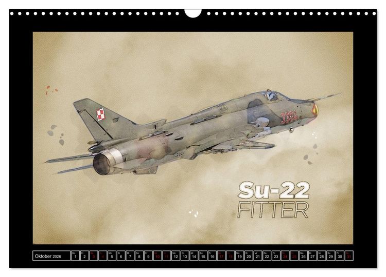 Produktbild: Aero Action Art - Luftfahrt Kunst (Wandkalender 2026 DIN A3 quer), CALVENDO Monatskalender