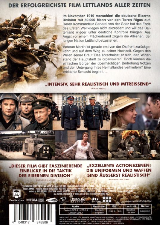 Produktbild: Die letzte Front - Defenders of Riga