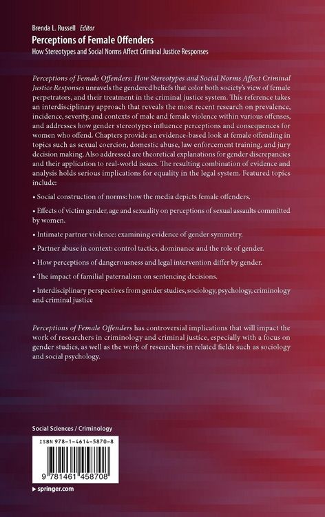 Produktbild: Perceptions of Female Offenders
