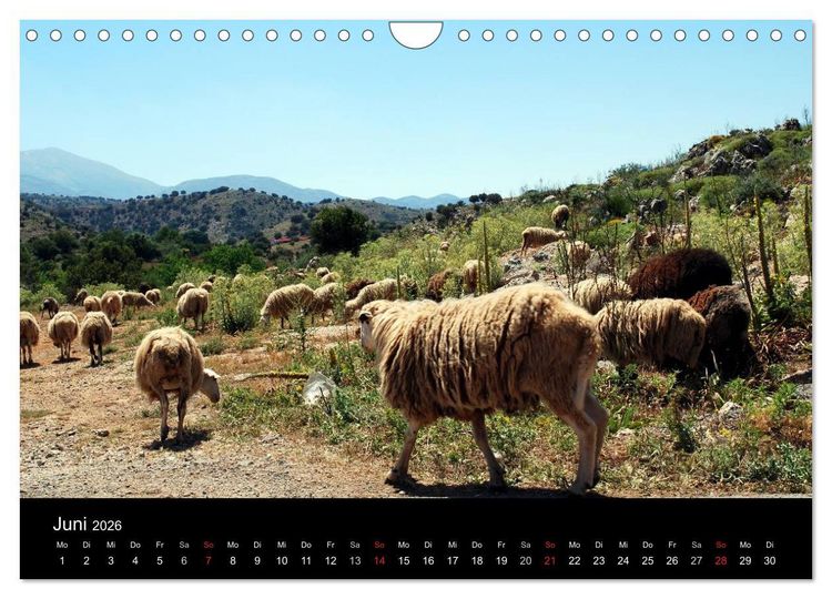 Produktbild: Insel Kreta (Wandkalender 2026 DIN A4 quer), CALVENDO Monatskalender