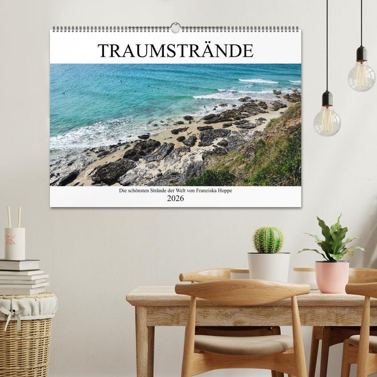 Produktbild: Traumstr&auml;nde - die sch&ouml;nsten Str&auml;nde der Welt (Wandkalender 2026 DIN A2 quer), CALVENDO Monatskalender
