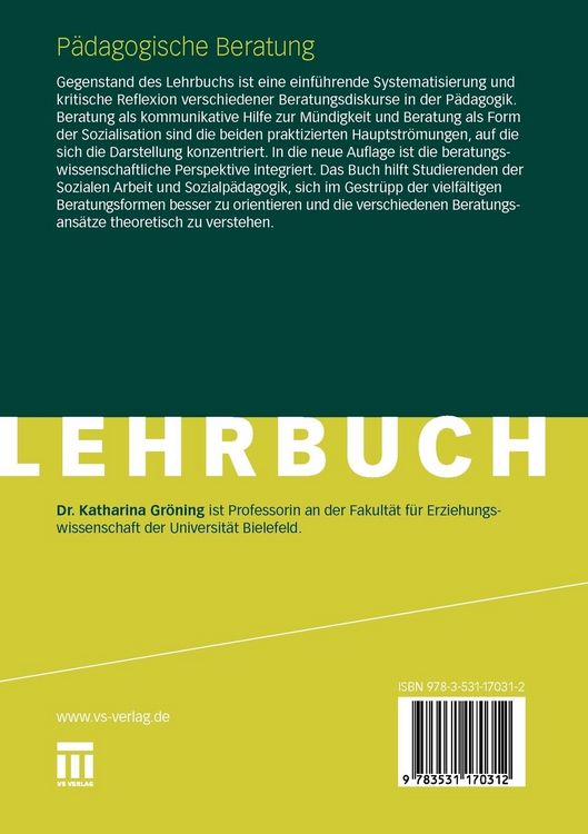 Produktbild: P&auml;dagogische Beratung