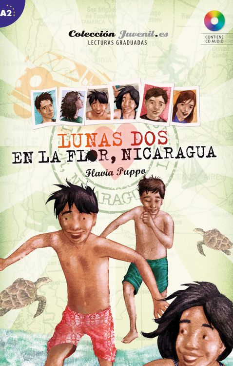Produktbild: Lunas Dos: En la Flor, Nicaragua/Lekt&uuml;re + Audio-CD