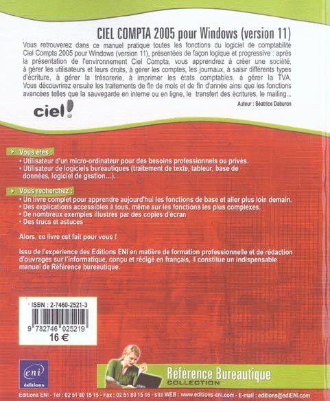Produktbild: Ciel Compta 2005 pour Windows (version 11)