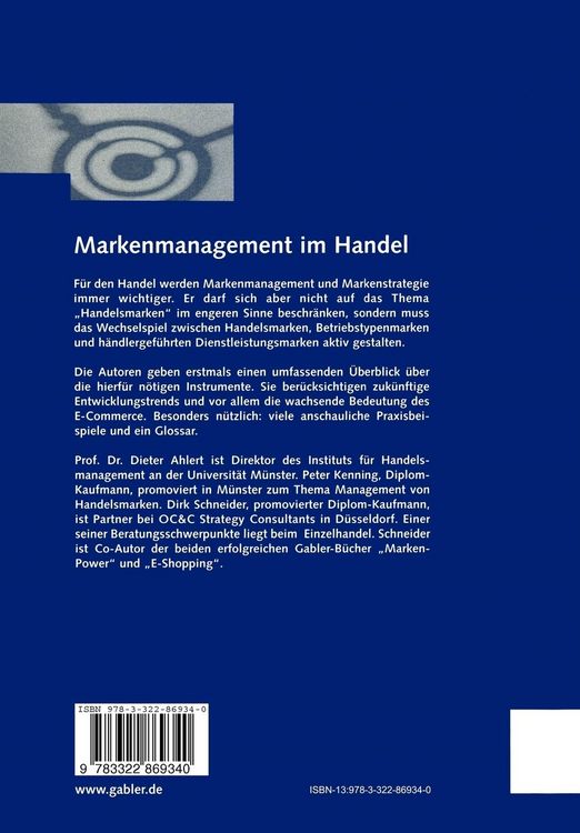 Produktbild: Markenmanagement im Handel