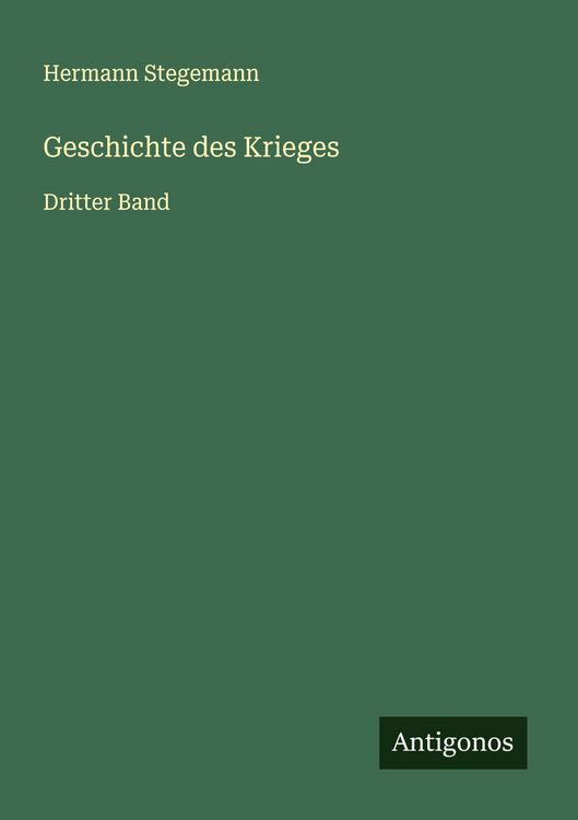 Produktbild: Geschichte des Krieges