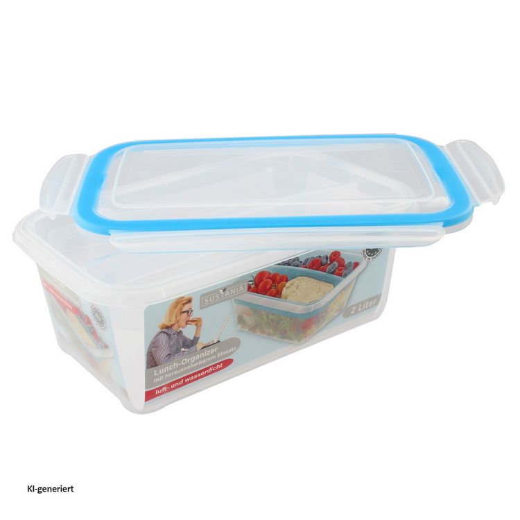 Produktbild: neuetischkultur Lunchbox mit Einsatz Sustania Lunchbox mit Einsatz Sustania
