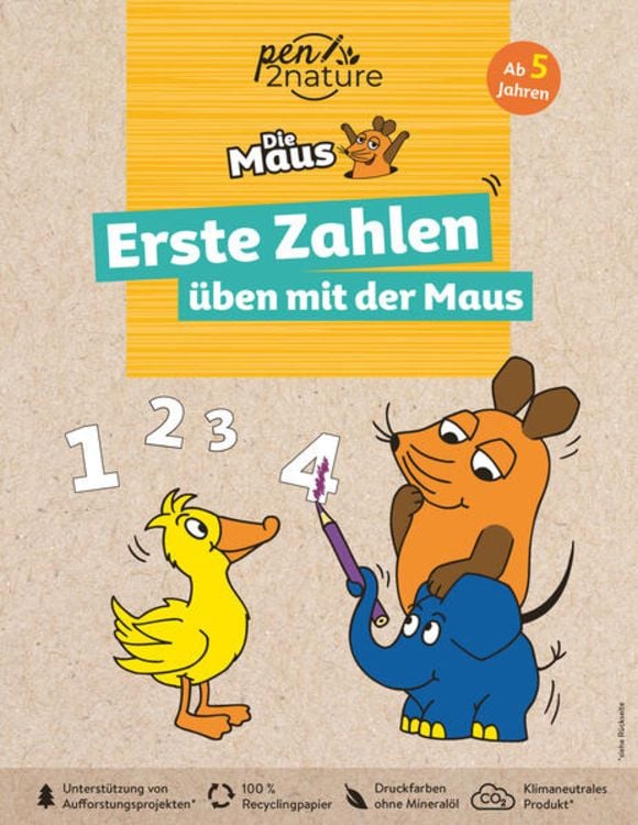 Bild vom Artikel Erste Zahlen üben mit der Maus. Für Kinder ab 5 Jahren vom Autor Pen2nature