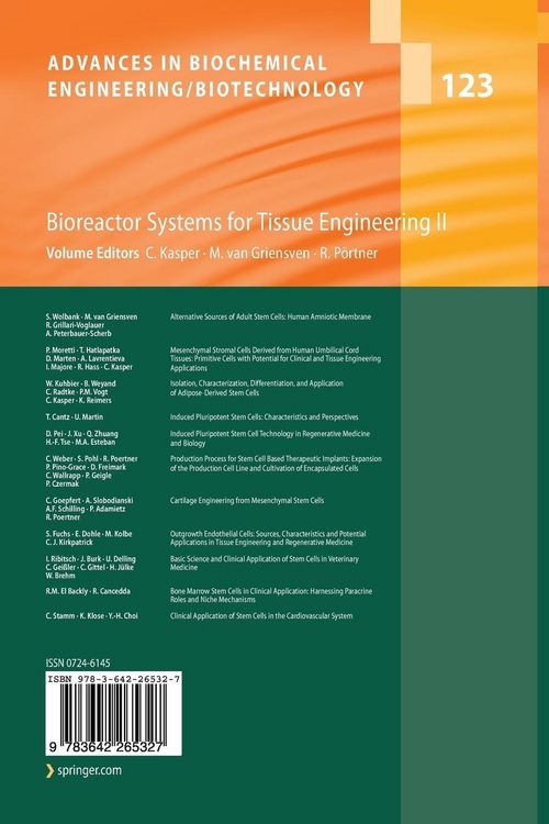 Produktbild: Bioreactor Systems for Tissue Engineering II