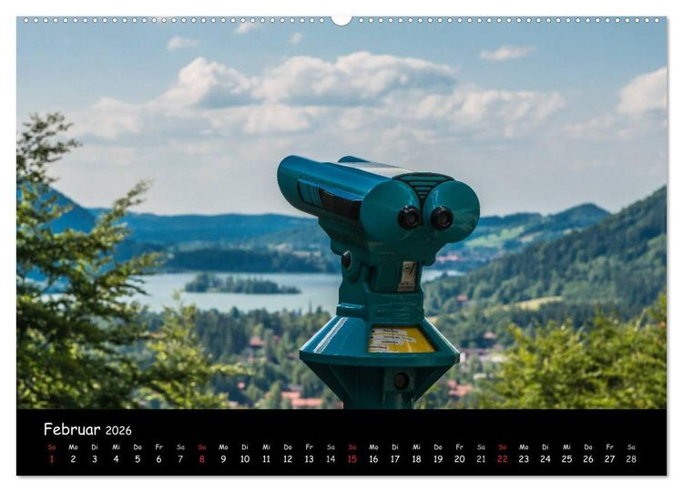 Produktbild: Sch&ouml;nes Oberbayern (hochwertiger Premium Wandkalender 2026 DIN A2 quer), Kunstdruck in Hochglanz