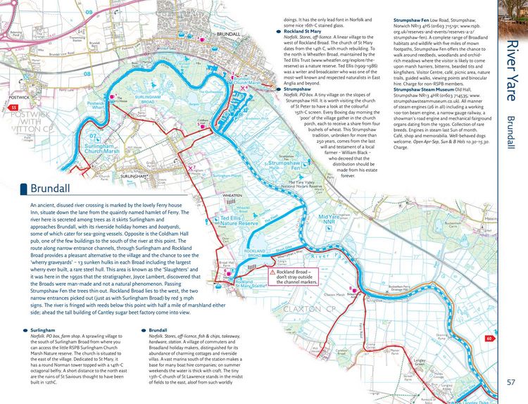 Produktbild: Collins Nicholson Waterways Guides - Norfolk Broads