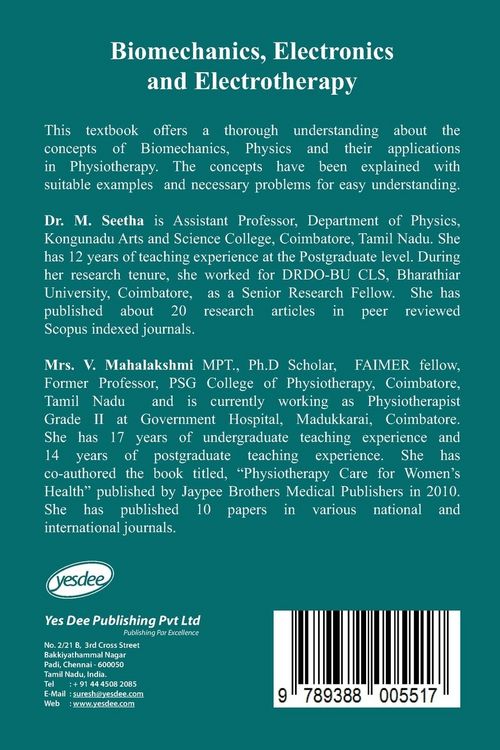 Produktbild: Biomechanics, Electronics and Electrotherapy