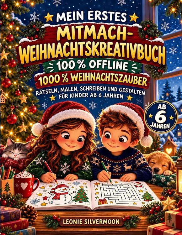 Produktbild: Mein erstes Mitmach-Weihnachtskreativbuch -100% Offline 1000% Weihnachtszauber