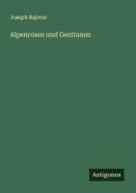 Produktbild: Alpenrosen und Gentianen
