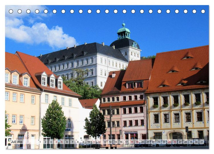 Produktbild: Burgenlandkreis - Naumburg, Wei&szlig;enfels, Zeitz (Tischkalender 2026 DIN A5 quer), CALVENDO Monatskalender