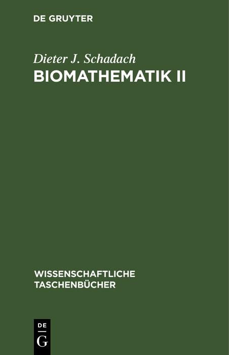Produktbild: Biomathematik II